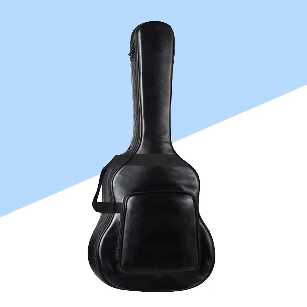 

1Pcs Guitar Bag Double Shoulder Strap 40 41 Inch Acoustic Anti-Water Oxford Cloth Large Capacity Portable Case Folk Guitarra