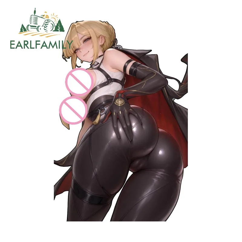 

EARLFAMILY NSFW Evelyn Chevalier Car Stickers Delicate Zenless Zone Zero Theme Motorcycle Decals Scratch-Proof Car Goods