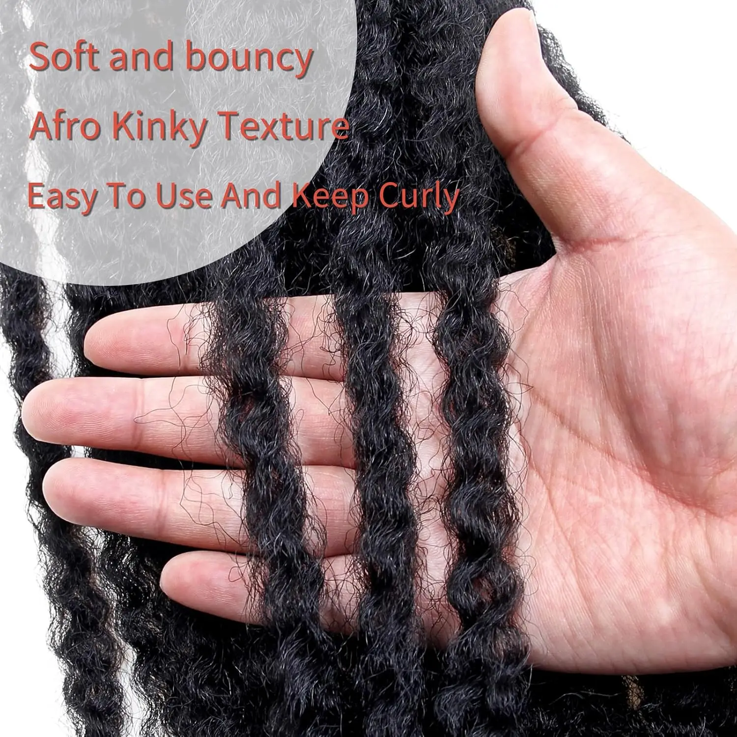 Marley Twist Crochet Braids Hair 24 Inch Afro Kinky Braiding Hair Synthetic Curly Twist Marley Hair Long Springy Afro Twist Hair