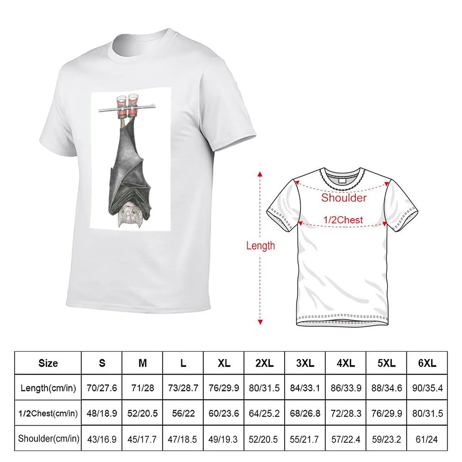 Vampire Bat in Inversion Boots T-Shirt designer shirts Blouse mens graphic t-shirts anime