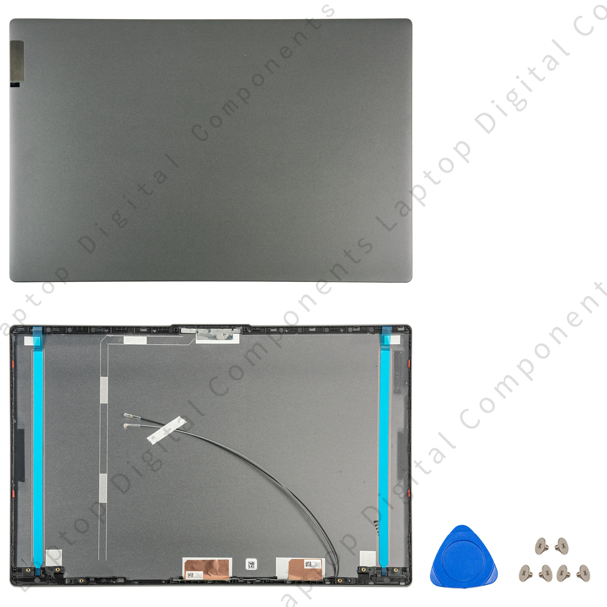 New Metal Screen Back Case For Ideapad 5 15IIL05 15ARE05 15ITL05 15ALC05 2020 2021 GS557 Hinges Front bezel Gray/Silver/Blue