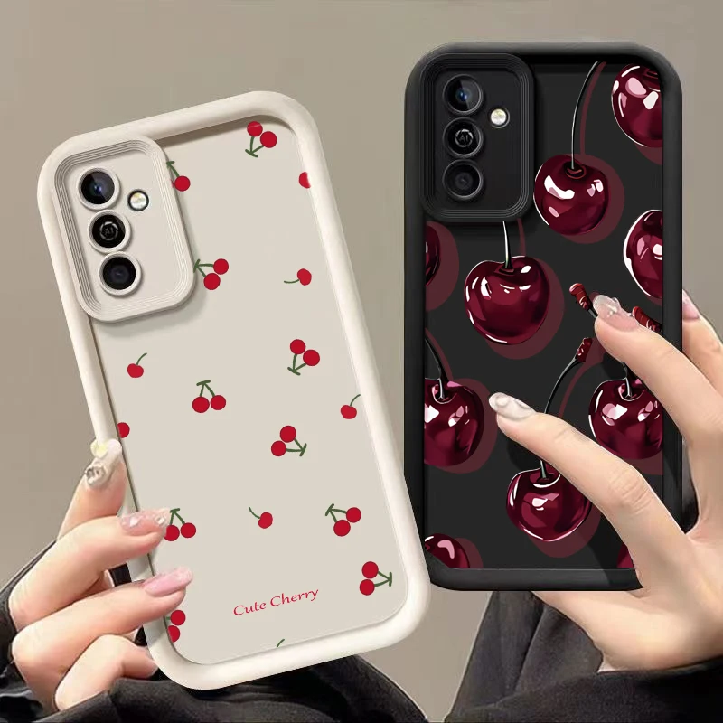 Cute Strawberry Cherry Case For Motorola Edge 50 Fusion Ultra 70 60 Pro 40 NEO 5G G84 G32 G60 G75 G85 G54 G30 G53 G15 G24 G34