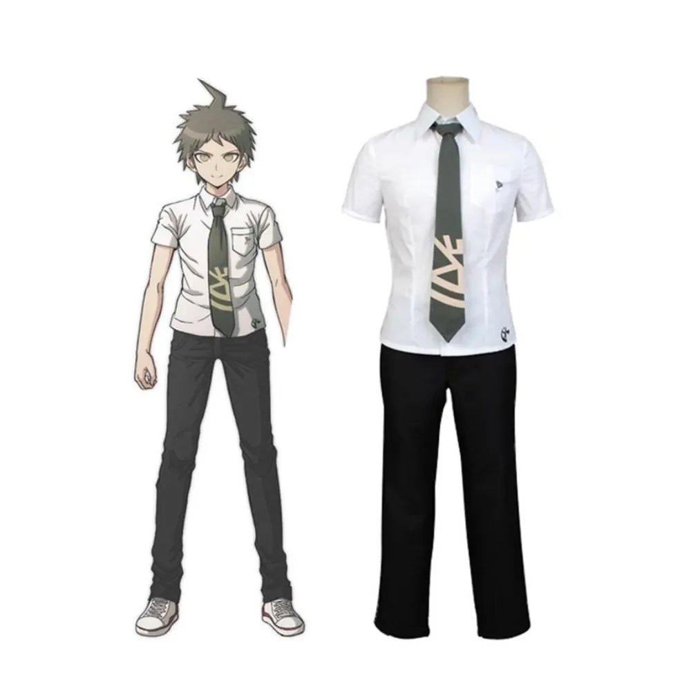 Danganronpa Cosplay Hinata Hajime School Uniforms Set Costumes Anime