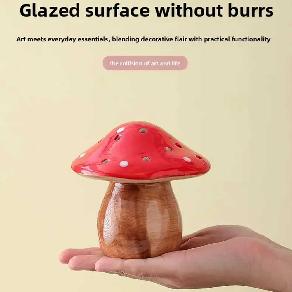 

Энергоэффективный керамический ночник в форме гриба с мягким светом, безопасный для глаз, с плоским основанием, декоративный