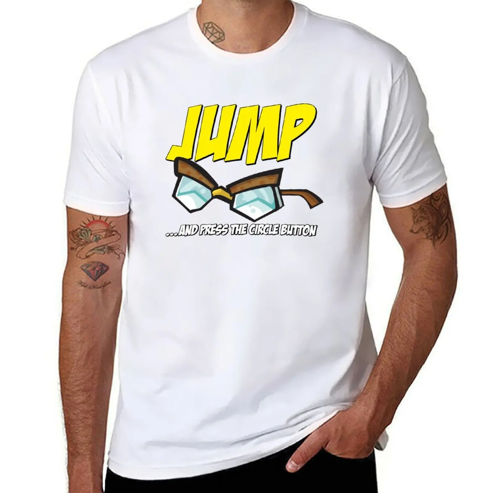 

Jump... T-Shirt man tshirt t shirt personalised T-Shirt
