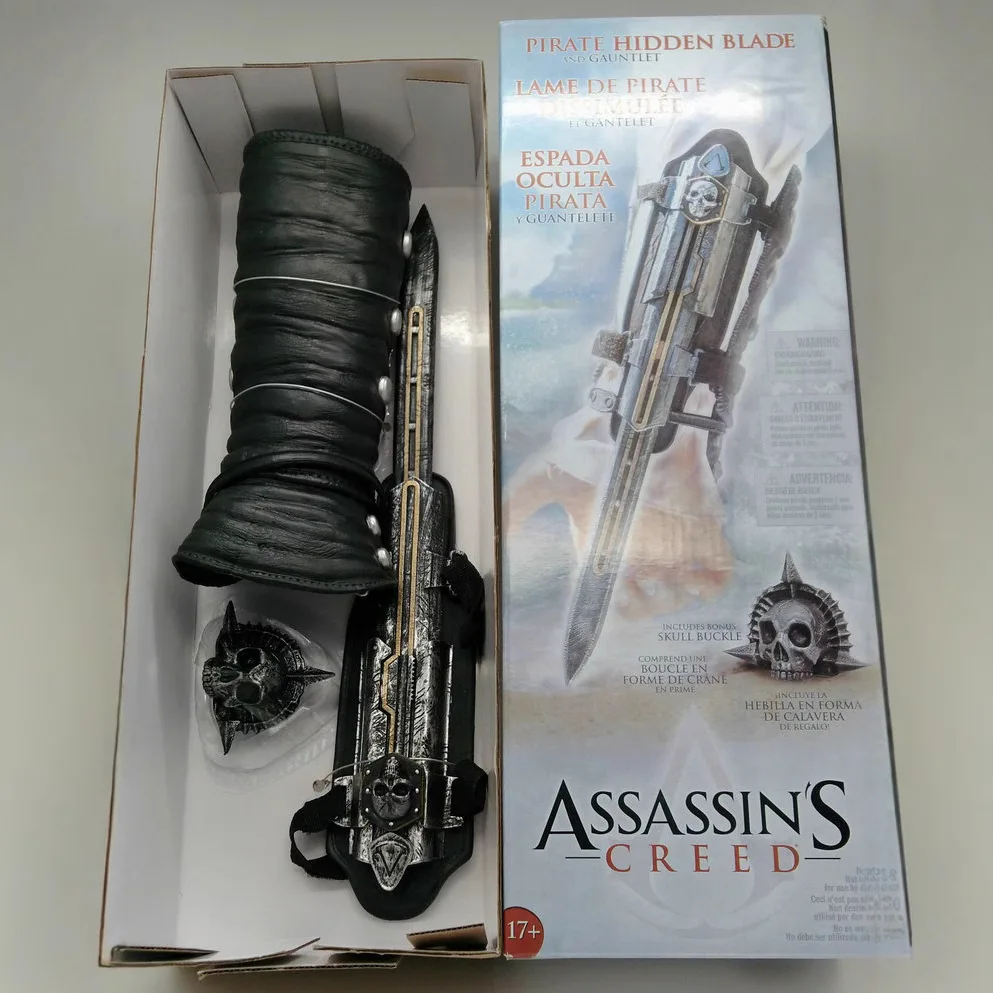 Assassin'S Creed 4 Black Flag Edward 1:1 Scale Ejectable Hidden Blade Cosplay Prop Collectible For Comic Con Exhibition