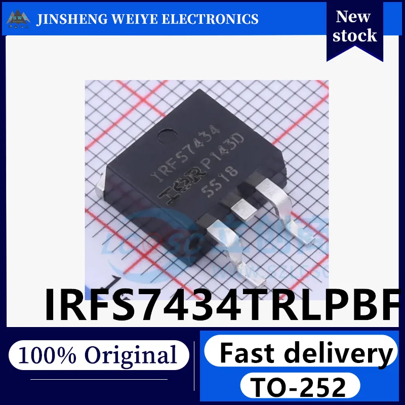 (5/20 pieces) IRFS7434TRLPBF IRFS7434 TO-263-7 N-channel 40V 195A Brand new original stock Electronic chip