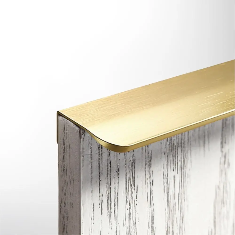 Aluminum Alloy Hidden Cabinet Pulls Modern Hidden Design Drawer Knobs Antioxidant Convenient Cupboard Door Handle