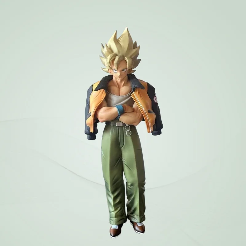 

Коллекционная фигурка Гоку в повседневной одежде из аниме Dragon Ball, модель робота, подарок на день рождения, игрушка-фигурка