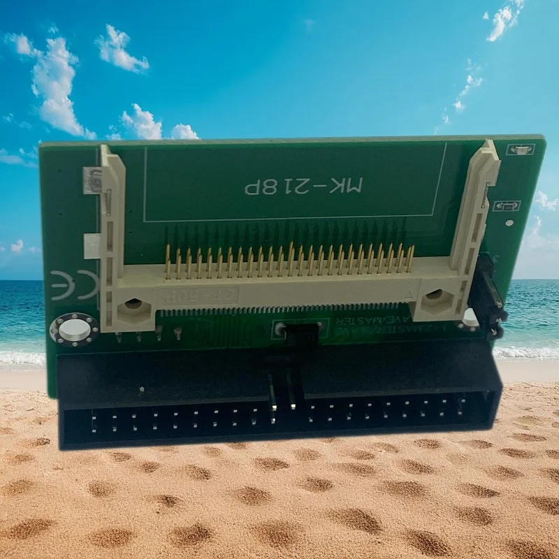 

Высококачественный адаптер-переходник 3.5" IDE на CF Compact Flash, загрузочный, 40-контактный, для подключения 3.5" IDE жесткого диска к CF, с разъемом Male