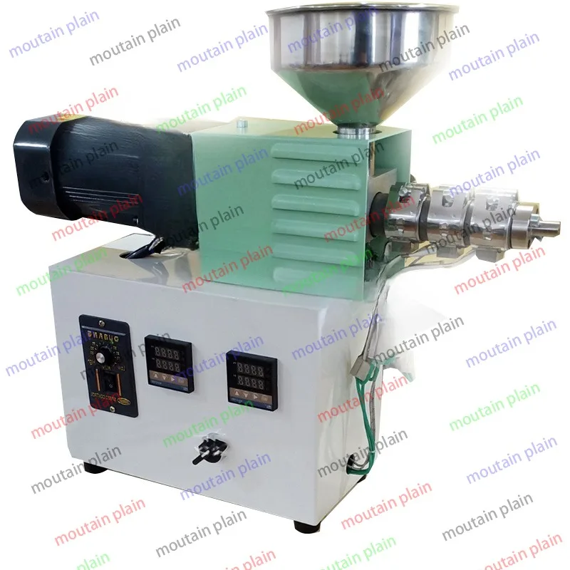 Polymer Material PP ABS Extrusion Small Extruder 110V/220V SJ15 Single Screw Extruder Desktop Plastic Injection Molding Machine