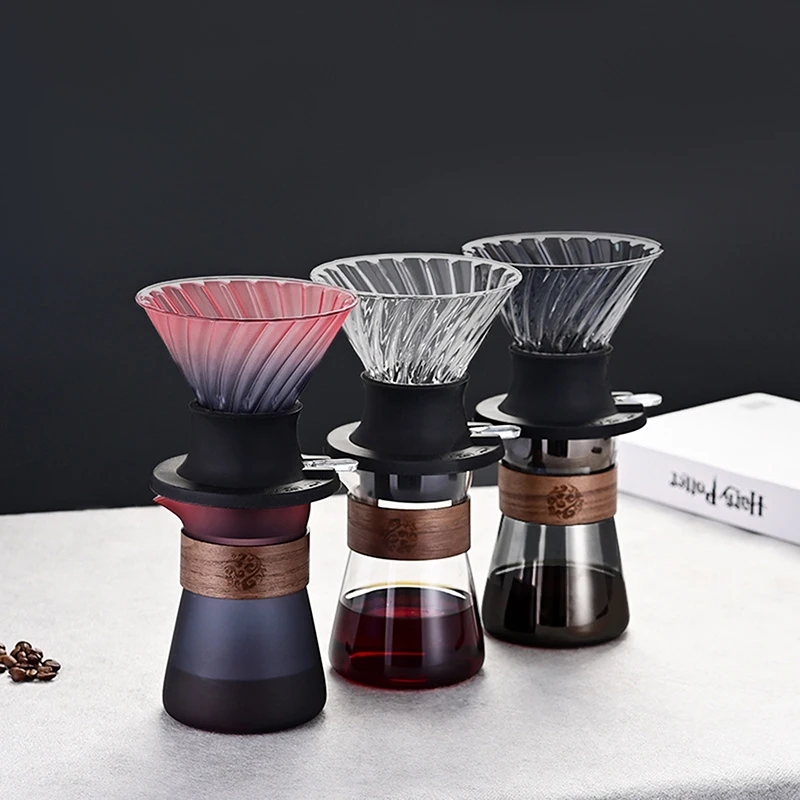 Immersion Coffee Dripper Switch Pour Over Dripper Immersion Dripper Switch Coffee Maker Glass Coffee Filters V02 Set