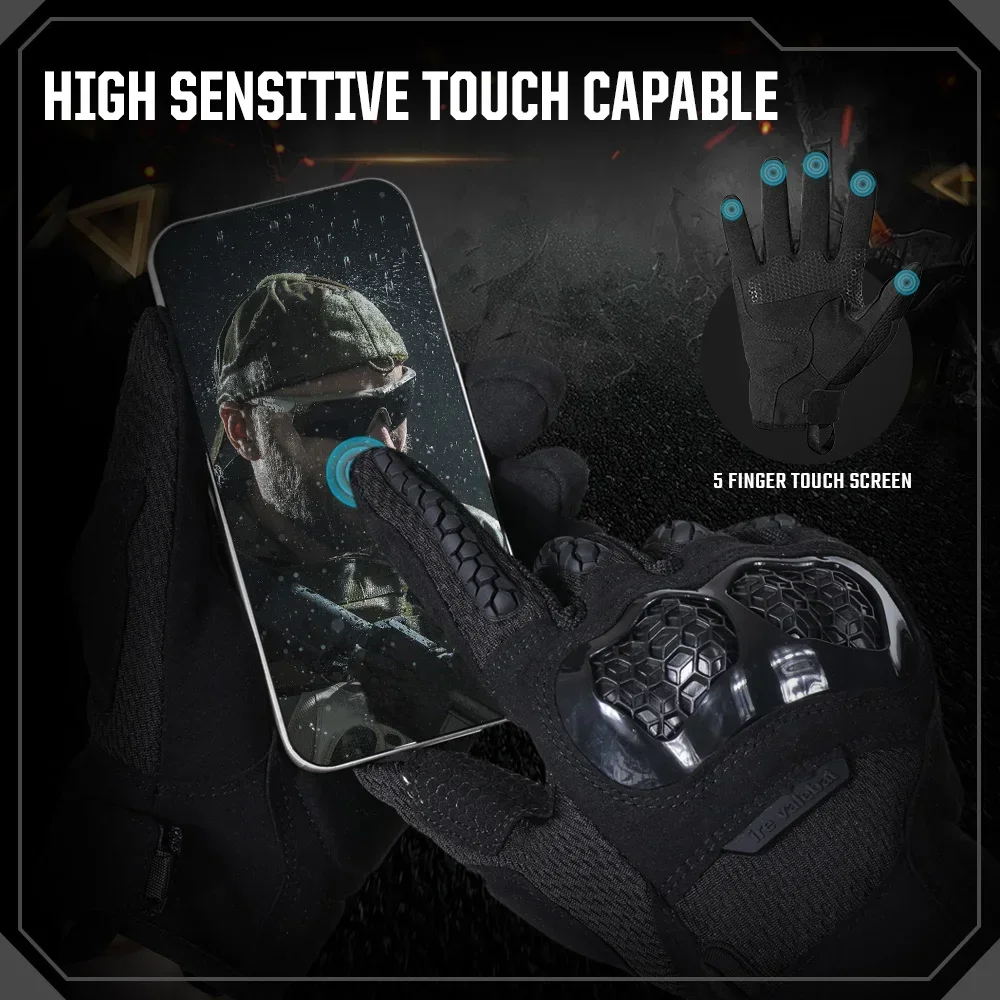 Outdoor Tactical Gloves Touch Screen Sports Combat Paintball Shooting Hunting Airsoft Climbing Bicycle Work Protective Gear Men