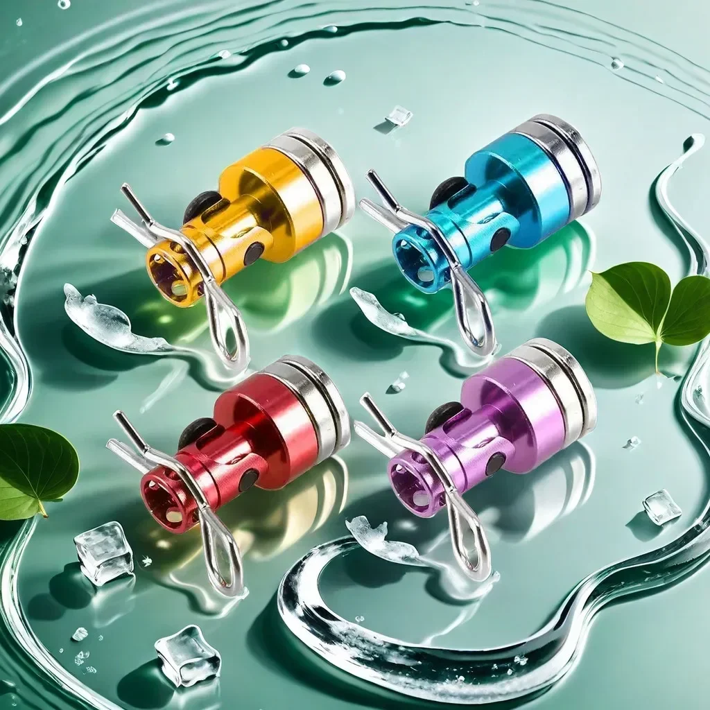 

4pcs Magnetic Stealth Invisible Body Post Mount Contact Shell Column + Clips For 1/10 RC Drift Car Trxs HSP Sakura Redcat