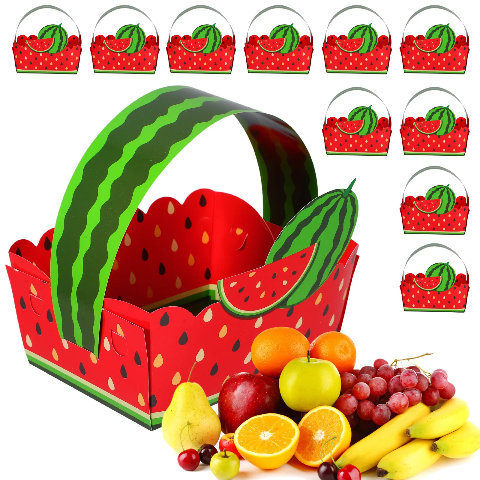 Food Snacks For Baby Shower - 20 stuks fruit goodieboxen met watermeloen