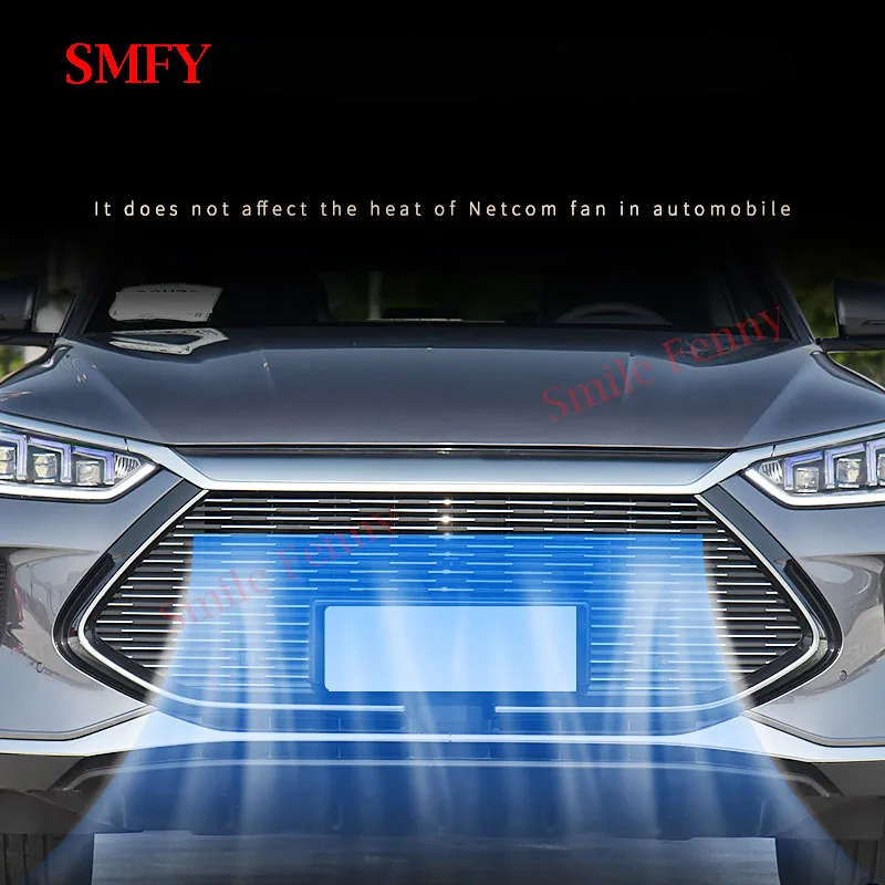 For BYD SONG PLUS DMI 2022 2023 Car Radiator Protective Cover Water Tank Anti-insect Mesh Grille Front Middle Grill Insect Net