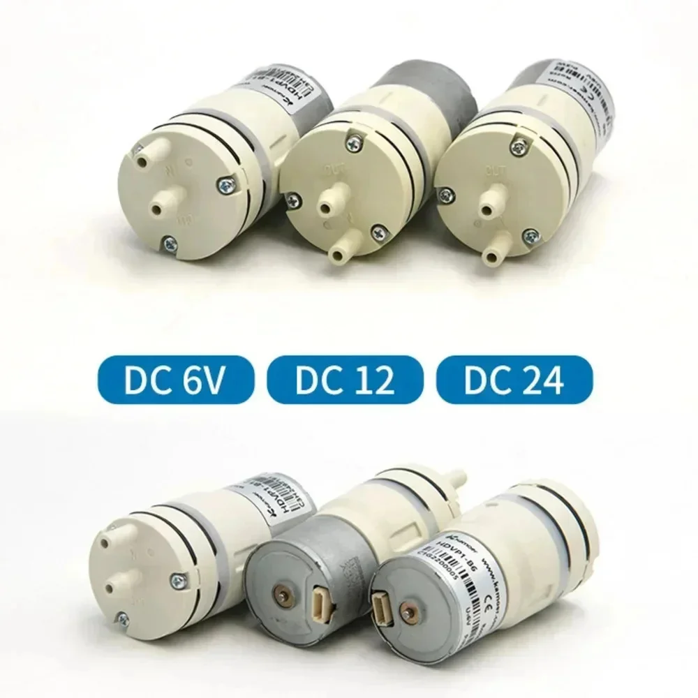 YAO Kamoer 1L/min HDVP1 Diaphragm Vacuum Pump 6V 12V 24V Brushless Motor Air Pump Negative Pressure Suction Diaphragm Pump