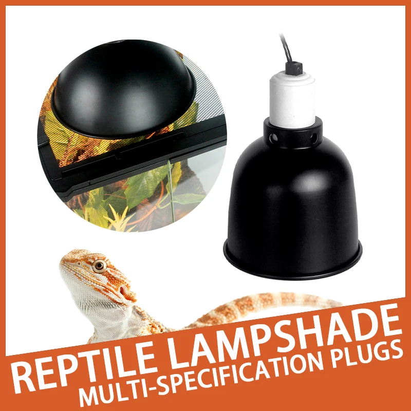 

Reptile 5.5 inch Deep Barrel Dome Lamp Cover Reptile Lamp Cap Optical Reflector Suitable For Snake Lizard Gecko Breeding Box