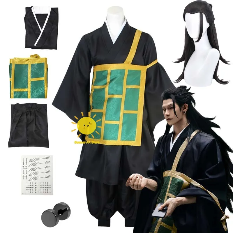 

Аниме Geto Suguru Косплей Дзюдзюцу Костюмы для косплея Кайсен Топы Брюки Татуировки Geto Suguru Костюмы Хэллоуин Карнавал Cos Взрослые мужчины