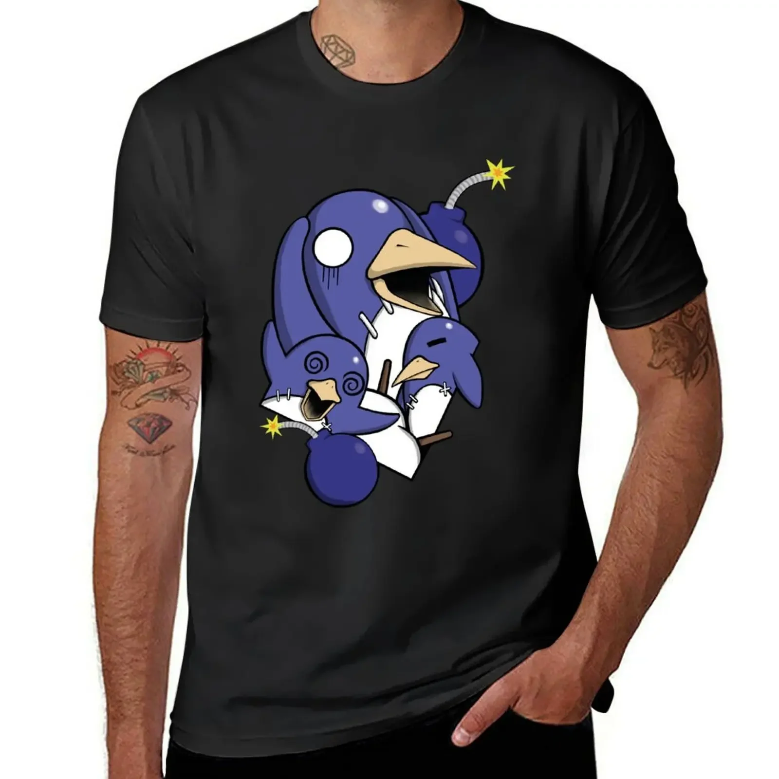 Prinny's Explosion T-Shirt for a boy aesthetic clothes plus size tops mens shirts graphic tee