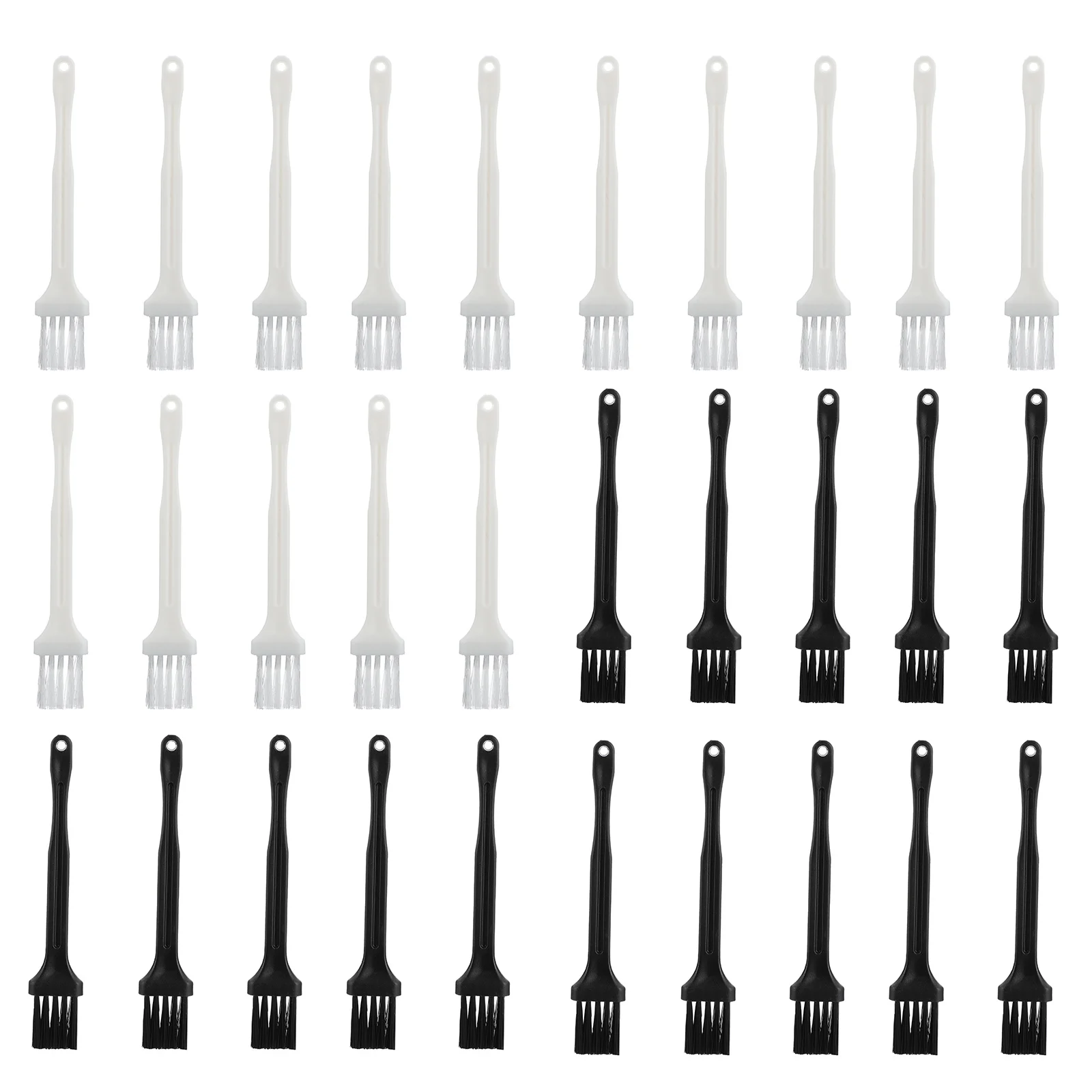 

30 шт., щетка для бороды премиум-класса с гладкой ручкой для сломанных волос и бритья, практичный подарок для друзей, щетка для чистки бороды