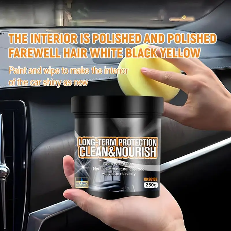 For All Car Leather Conditioner Leather Car Seat Conditioner 250g Leather Restoration Cream Care Balm Scratch Repair For Sofas