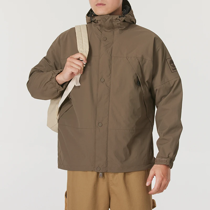 سترة Timberland للرجال للمشي لمسافات طويلة وتسلق الجبال سترة منسوجة مقاومة للرياح ومقاومة للماء A68Xfbk0