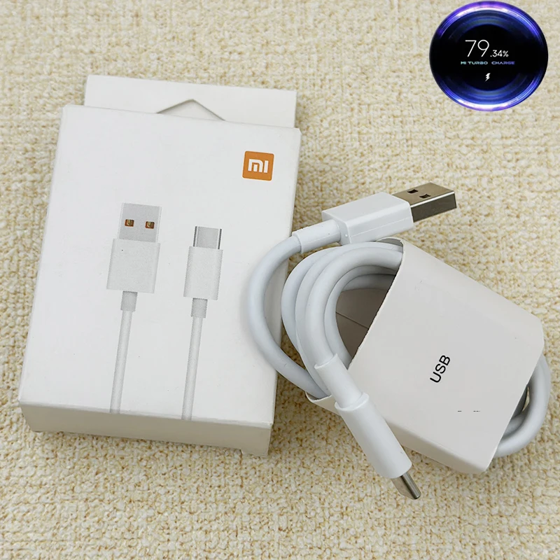 Xiaomi 120W Charger Cable 55W 67W 90W Fast Charging 6A For Mi 11 10T 10 Pro 5G Black Shark 3S Redmi Note 9 10 11 Pro