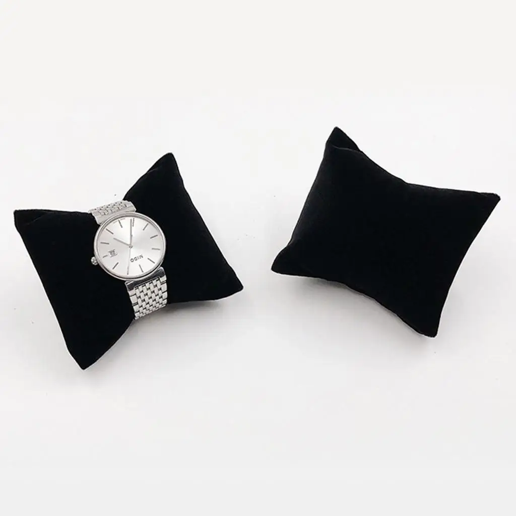 

Watch Display Pillow Velvet Jewelry Showcase Pillow for Bracelets Bangles