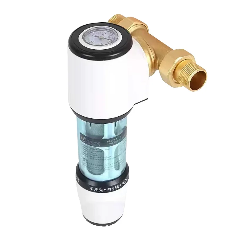 

Household high-flow pre-filter automatic backwashing whole house tap water