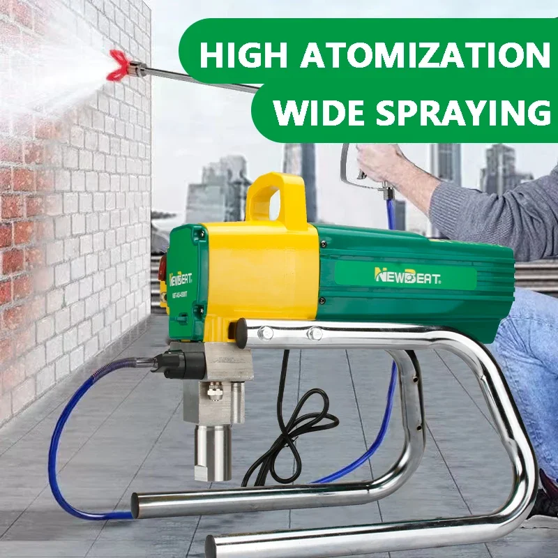 NewBeat 1.8L 1800w High Pressure Industrial Power Spray -Gun Machine Electric Airless Paint Sprayer