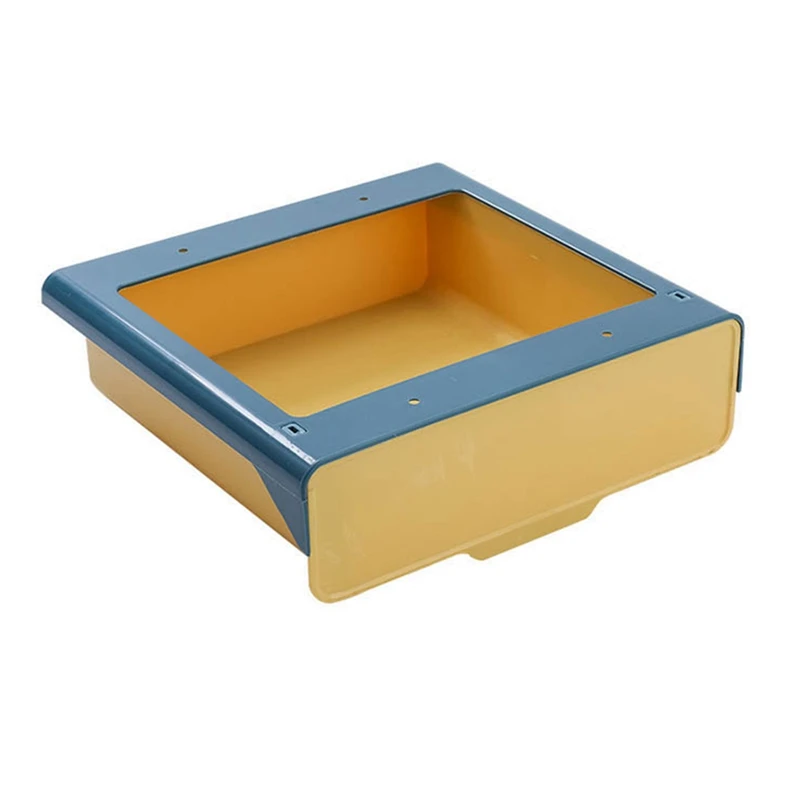 

Under Drawer Box Table Under Kitchen Storage Holder Desk Organizer Memo Pen Stationery Storage Box Case