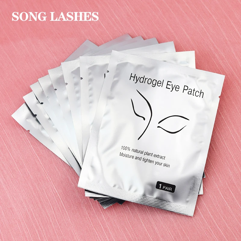 

Songlashes Eyelashes Patch 100 Pairs Lightweight Breathable Material Pink Purple Gold Patches High Quality