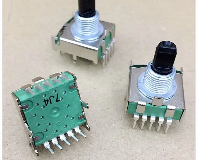 Original new 100% SR1712F power amplifier home appliance audio rotary switch 1-set 2gear handle length 15MM
