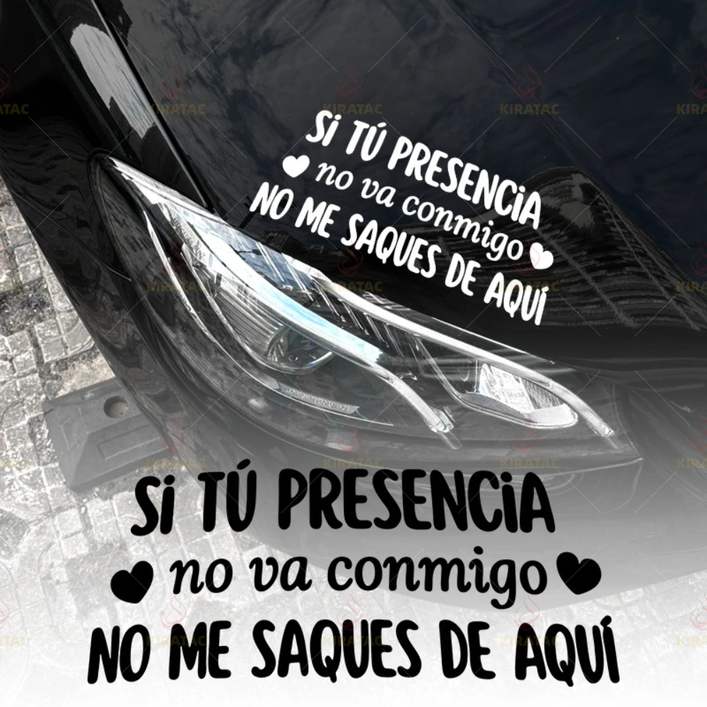 Para Windows, Carroceria, Motocicleta, Vinil Espanhol Universal Decorativo NO ME SAQUES DE AQUI Adesivo para Carro, Impermeável
