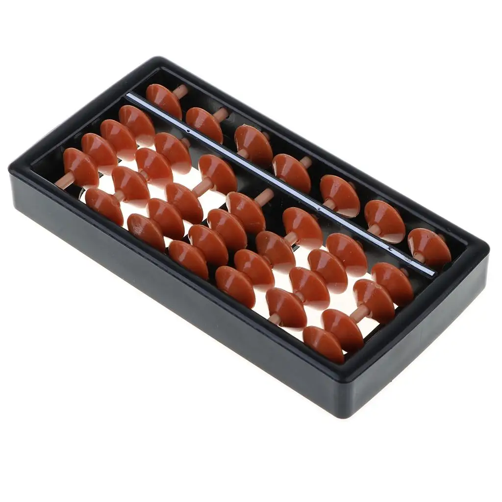 Brown Beads Japanese Arithmetic Abacus Math Educational Toys