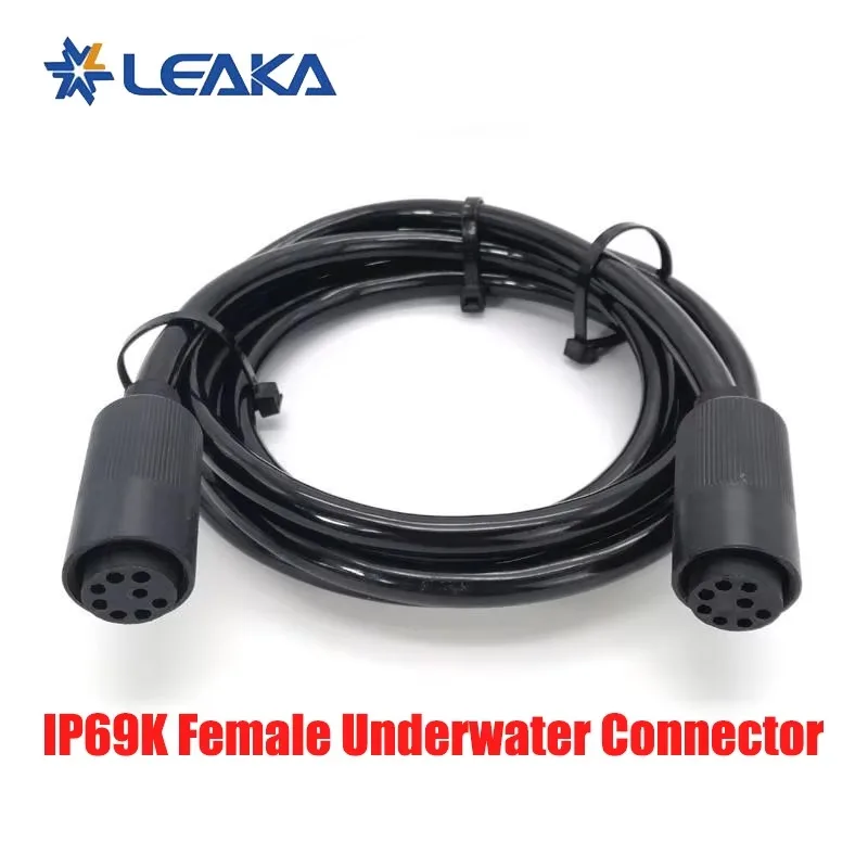 IP69K Waterproof MCIL8F MCBH8M 8pin Double Head Subconn Micro Circular Underwater Connector Female Cable Male Plug for ROV