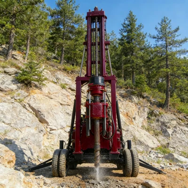 Rock Exploration Hydraulic High Torque Hydraulic Core Drill Rig Efficient Diamond Coring Mining Exploration Customized Hot Sale