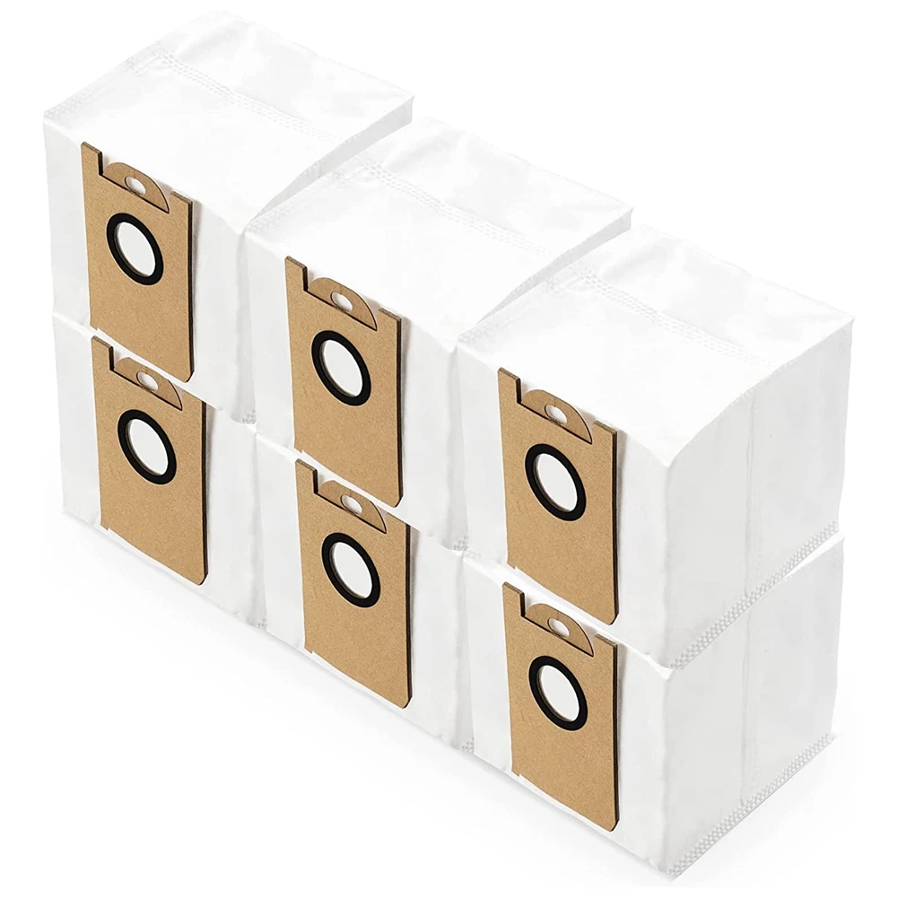 6Pcs Dust Bags Kit for Neabot Q11 Robot Household Replace Replacement Vacuum Cleaner Sweeper Dust Bags Cleaning Bag