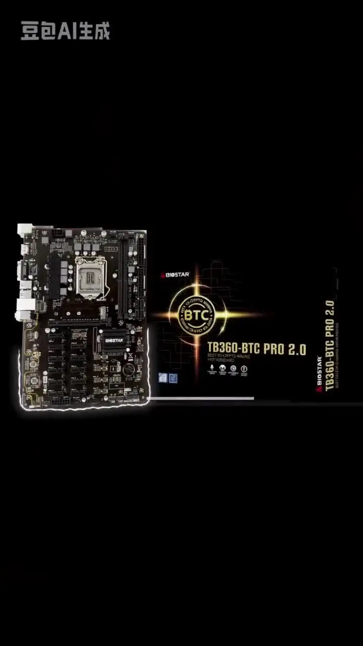 BIOSTAR TB360-BTC PRO 2.0 Mining Motherboard for 8th/9th Gen Intel
