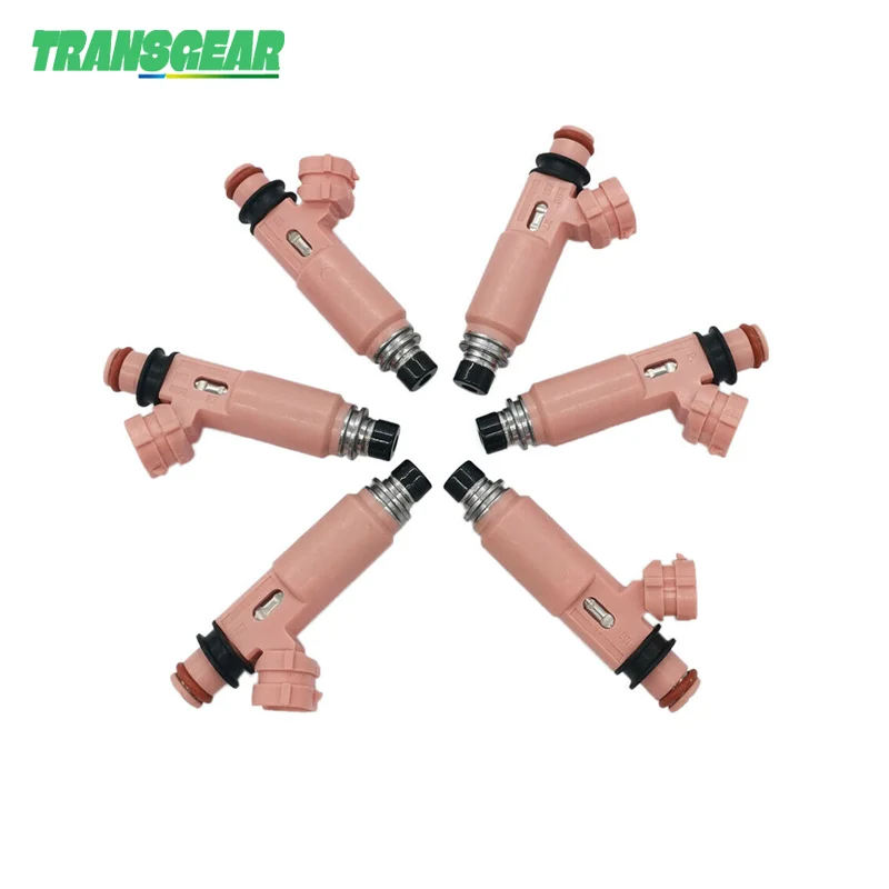 

6PCS 23250-20030 23209-20030 23250-0A020 Fuel Injectors Suit For Lexus Es330 Rx330 Toyota Camry Highlander Sienna Solara 3.3L