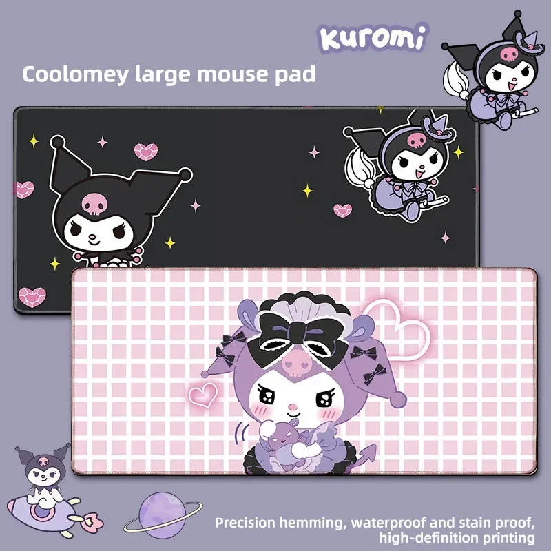 Large Mouse Pad Sanrio Kuromi Cinnamoroll kawaii Cartoon Anime Doll Computer Keyboard Desk Mat Mouse Carpet Table Deskpad Gifts