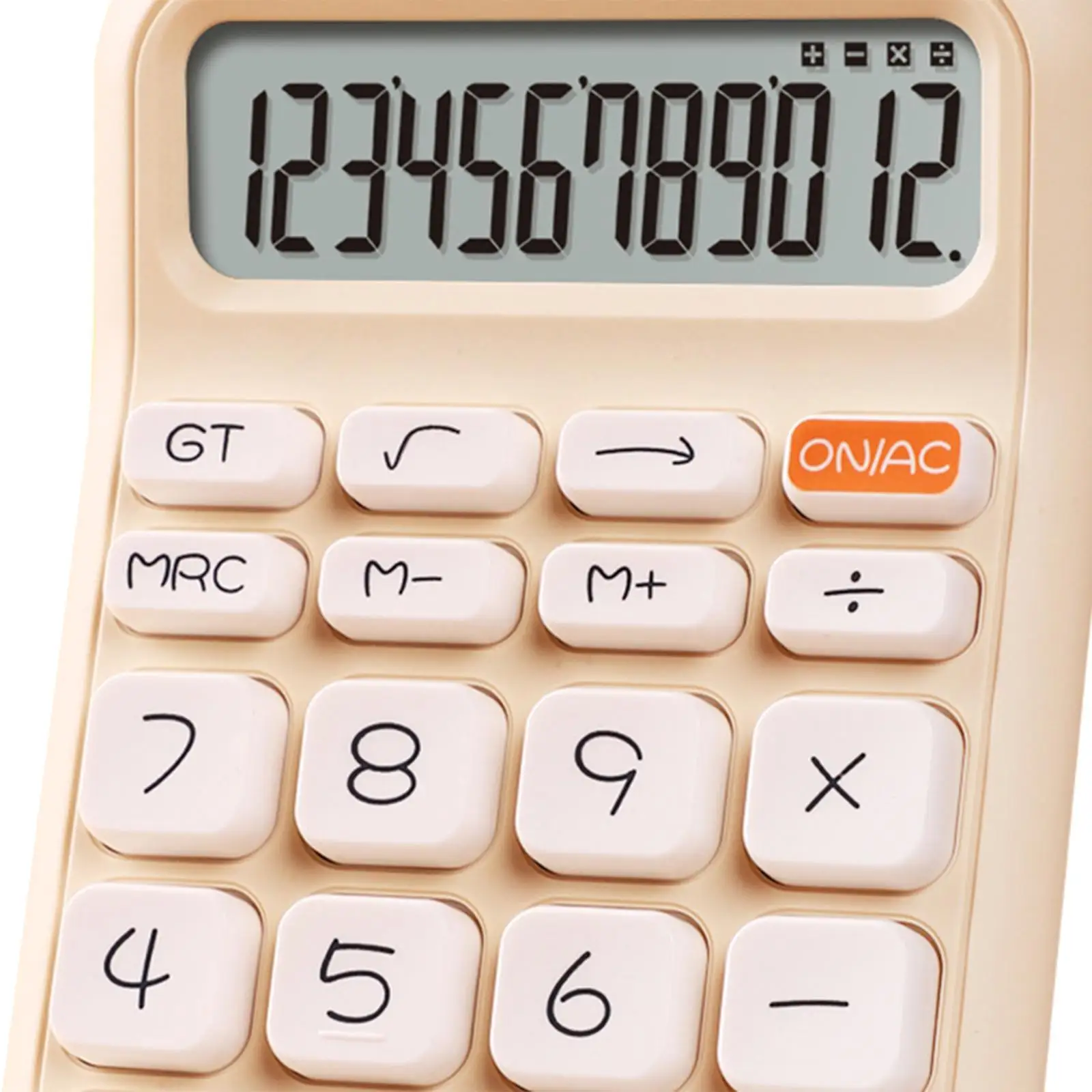 Portable Mechanical Switch Calculator 5.8x3.6inch Big Buttons Large LCD Display for Home Business Use Multipurpose Sturdy