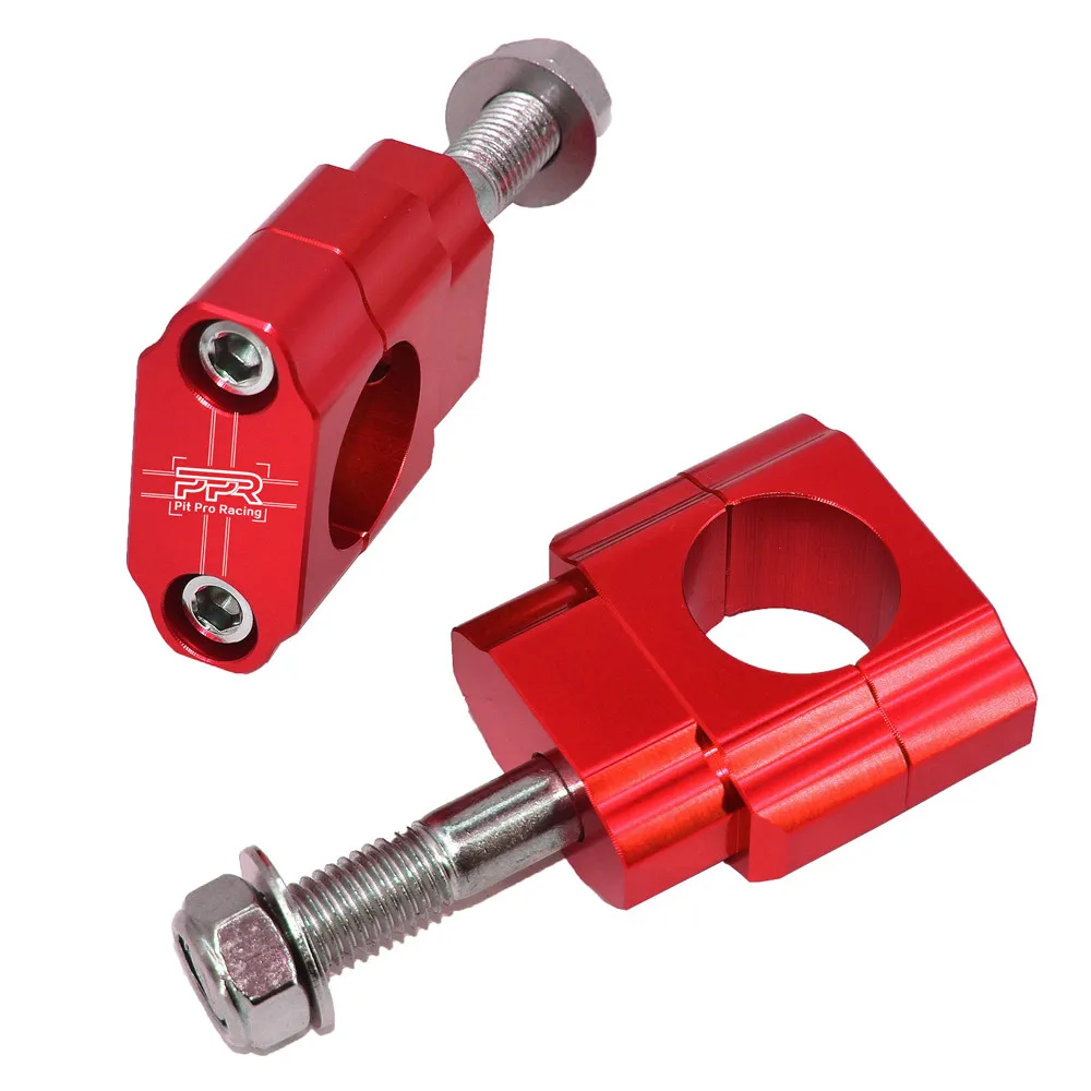 Motorcycle Handlebar M10/12 Clamp CNC Aluminum Alloy Bar Clamps 1 1/8