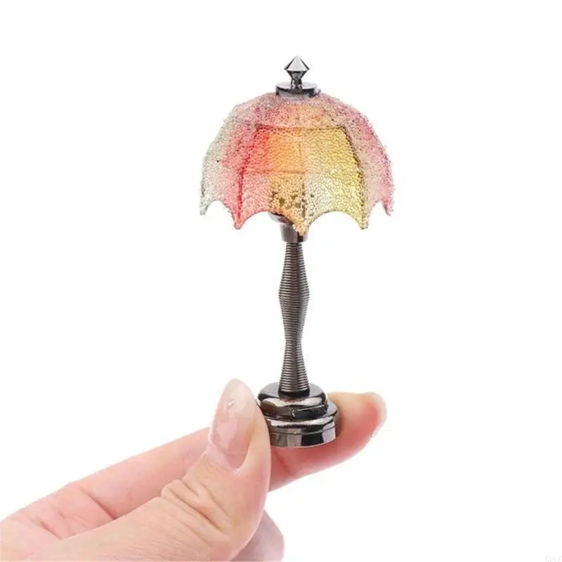 

K9FF Miniature Table Light Model Doll House Accessories Role Play Furnishings