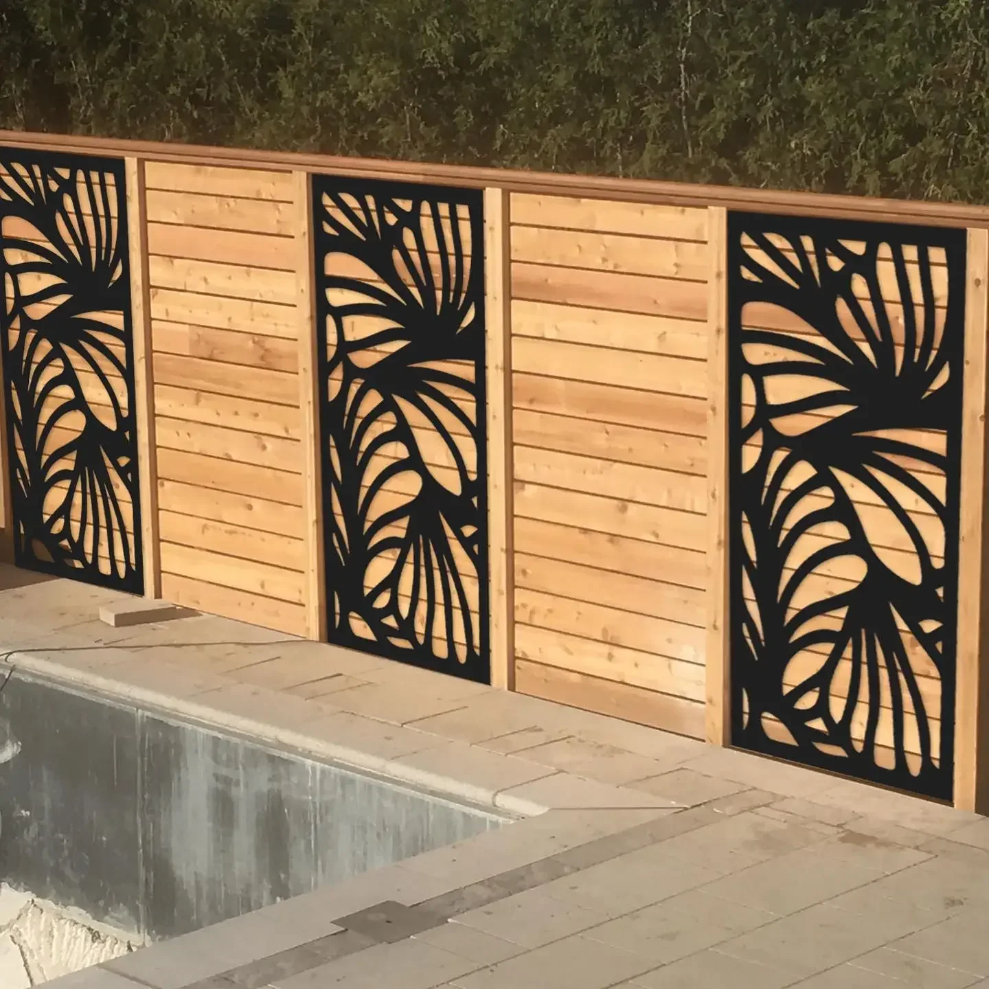 

Steel gate privacy screen weathering steel garden screen privacy steel screens&fence