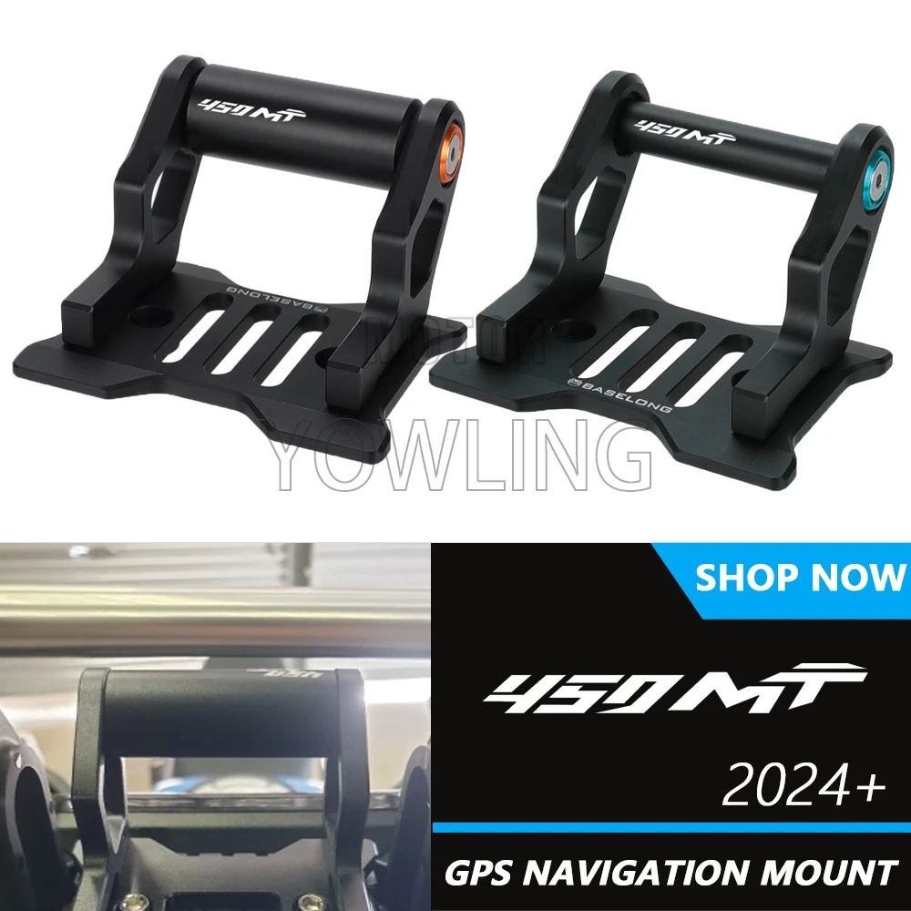 

Для CFMOTO CF 450MT 450 MT 450 IBEX450 2024 2025 2026 Мотоциклетный GPS-держатель для телефона Подставка для навигации Удлинительный кронштейн 12 мм/22 мм