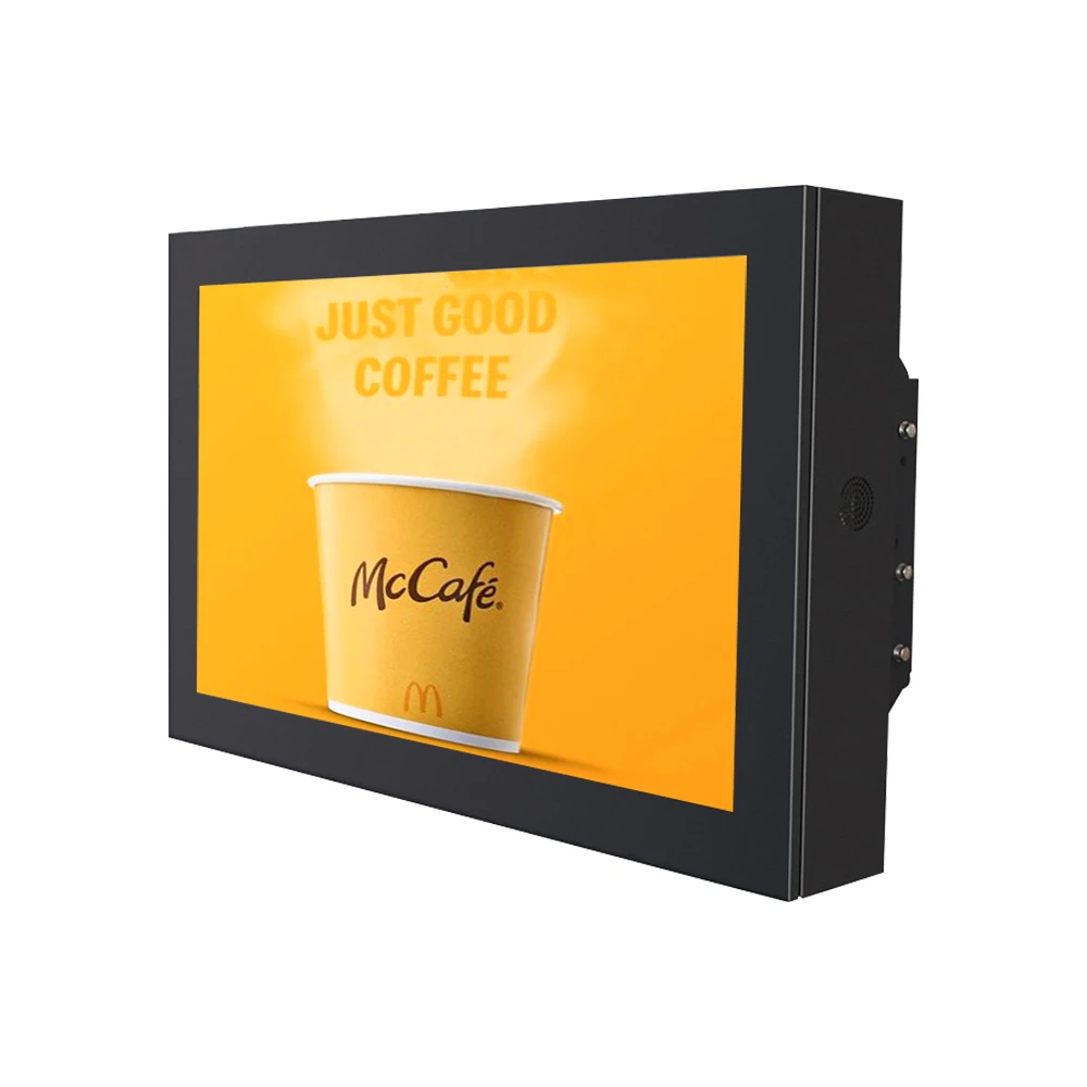 

43 Inch Accept Custom Outdoor Wall Mount LCD Screen Digital Signage Tower Hanging Style IP65 Outdoor Totem Digital Signage Board