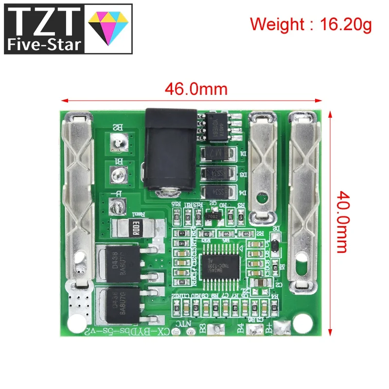 5S 18V 21V 20A Battery Charging Protection Board Li-Ion Lithium Battery Pack Protection Circuit Board BMS Module For Power Tools