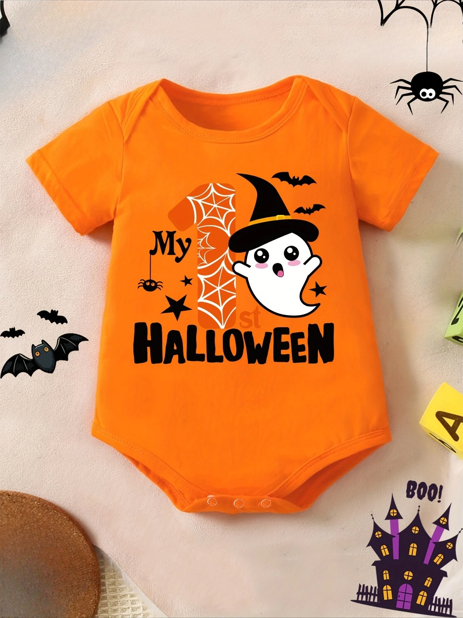 Baby Clothing Outlet - Halloween-Baby-Strampler 